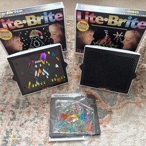 Set of two Lite Brites